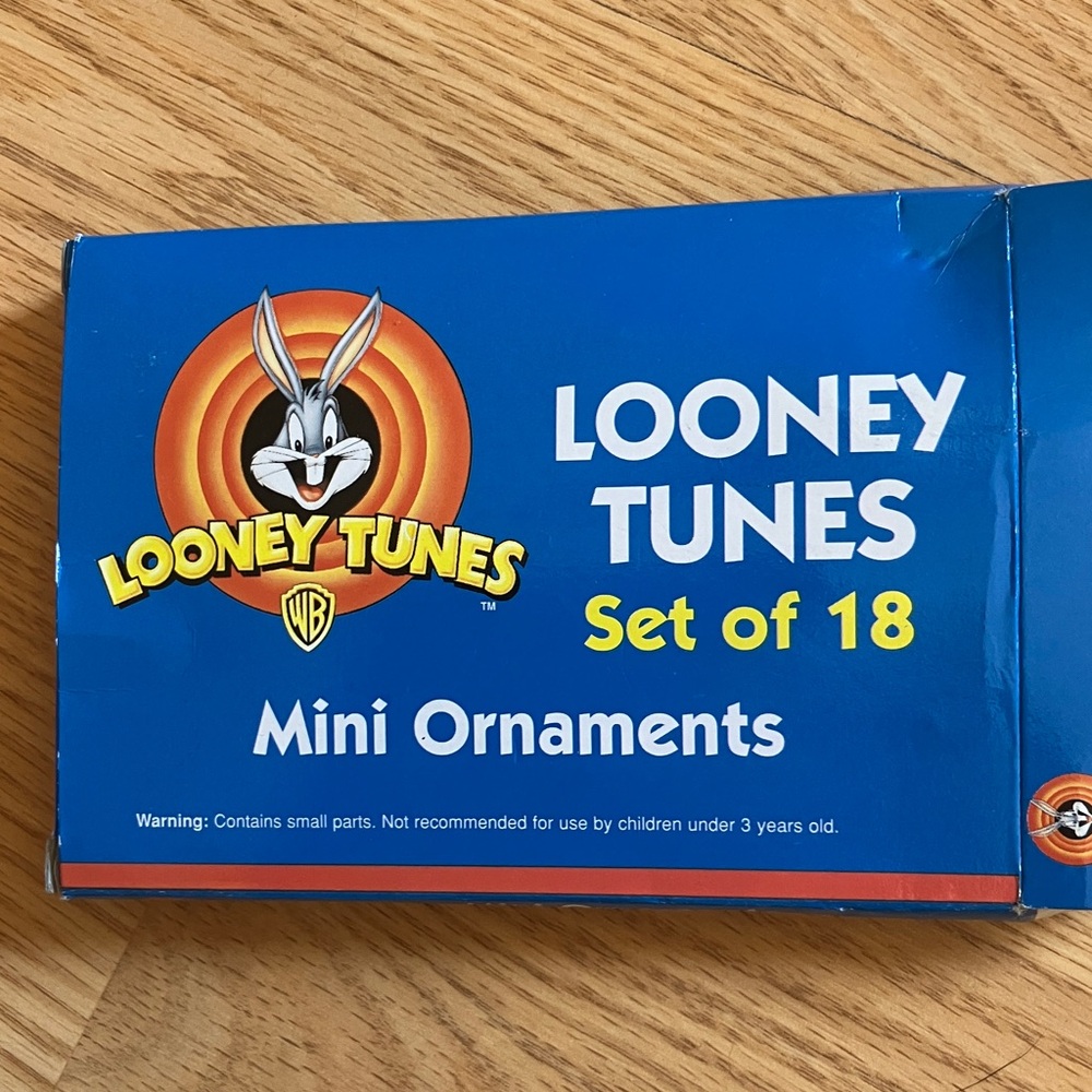 Warner Bros. Looney Tunes Mini Ornaments - Blue and Yellow